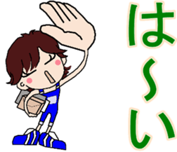 colleg girl sticker #12302583