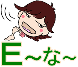 colleg girl sticker #12302587