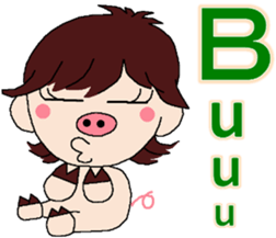 colleg girl sticker #12302591