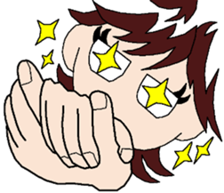 colleg girl sticker #12302593