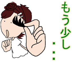 colleg girl sticker #12302597