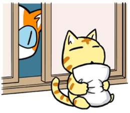 Tora and Neco sticker #12302696