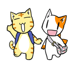 Tora and Neco sticker #12302722