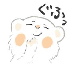The white djungarian hamster sticker #12303094
