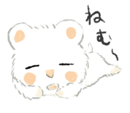The white djungarian hamster sticker #12303101