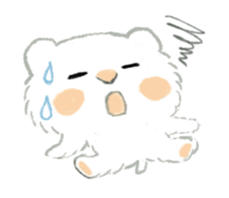 The white djungarian hamster sticker #12303110
