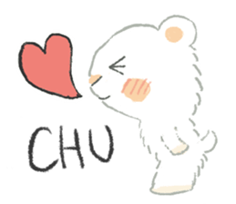 The white djungarian hamster sticker #12303115