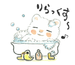 The white djungarian hamster sticker #12303124