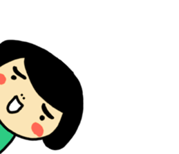 The Crazy Girl sticker #12303742