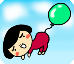 The Crazy Girl sticker #12303749