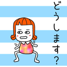 Honorific cute girl sticker #12304135