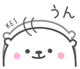 KEI's basic pack,cute bear sticker #12304181