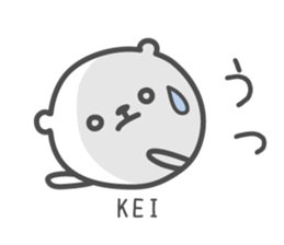 KEI's basic pack,cute bear sticker #12304193
