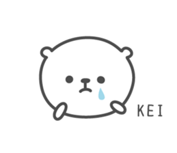 KEI's basic pack,cute bear sticker #12304200