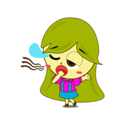 Cutie Office Girl (EN) sticker #12304213