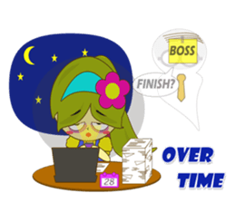 Cutie Office Girl (EN) sticker #12304231