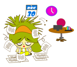 Cutie Office Girl (EN) sticker #12304245