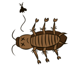 G. san the Cockroach sticker #12304292