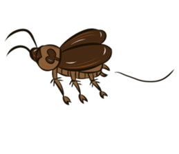 G. san the Cockroach sticker #12304293