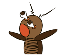 G. san the Cockroach sticker #12304294