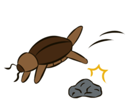 G. san the Cockroach sticker #12304304