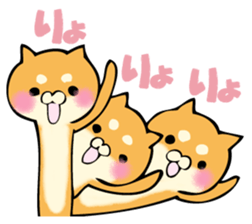 Shiba dog answers. sticker #12304728