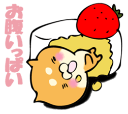 Shiba dog answers. sticker #12304733