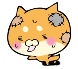 Shiba dog answers. sticker #12304737