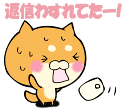 Shiba dog answers. sticker #12304739