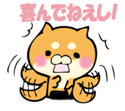 Shiba dog answers. sticker #12304744