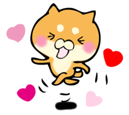 Shiba dog answers. sticker #12304747