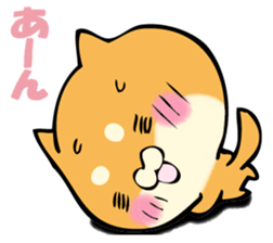 Shiba dog answers. sticker #12304750