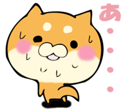 Shiba dog answers. sticker #12304758