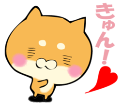 Shiba dog answers. sticker #12304764