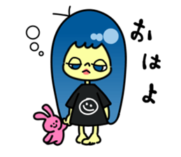 Childish Lady sticker #12304806