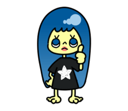 Childish Lady sticker #12304812