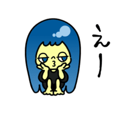 Childish Lady sticker #12304814