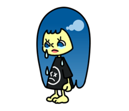 Childish Lady sticker #12304820