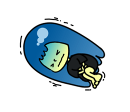 Childish Lady sticker #12304829