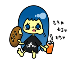 Childish Lady sticker #12304832