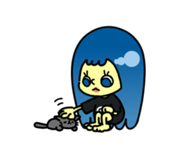 Childish Lady sticker #12304836