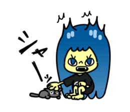 Childish Lady sticker #12304837