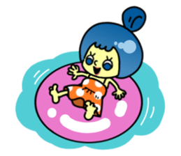 Childish Lady sticker #12304838