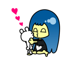 Childish Lady sticker #12304842