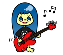 Childish Lady sticker #12304844