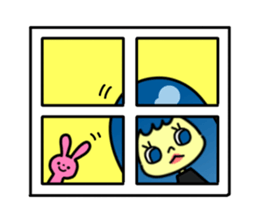 Childish Lady sticker #12304845