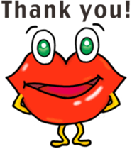 Lips monster sticker #12305049