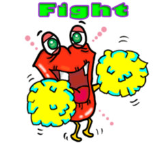 Lips monster sticker #12305055