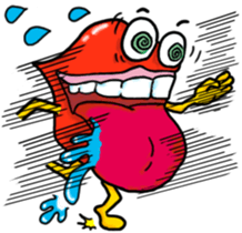 Lips monster sticker #12305059
