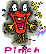 Lips monster sticker #12305062